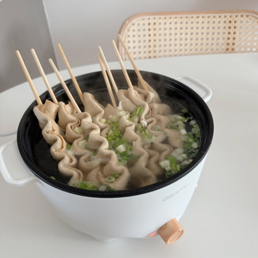 단미 멀티쿠커 전기냄비 찜기 찜솥 프라이팬 그릴 샤브샤브 여행용 캠핑용 전골냄비 3L 판매처 상세 정보 이미지 4
