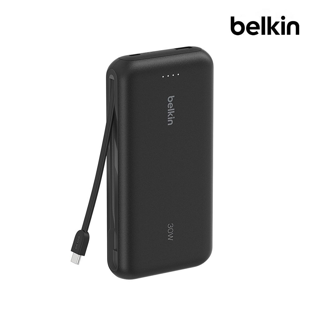 벨킨 케이블 일체형 30W 20000mAh 보조배터리 BPB024fq 블랙(BPB024fqBK)