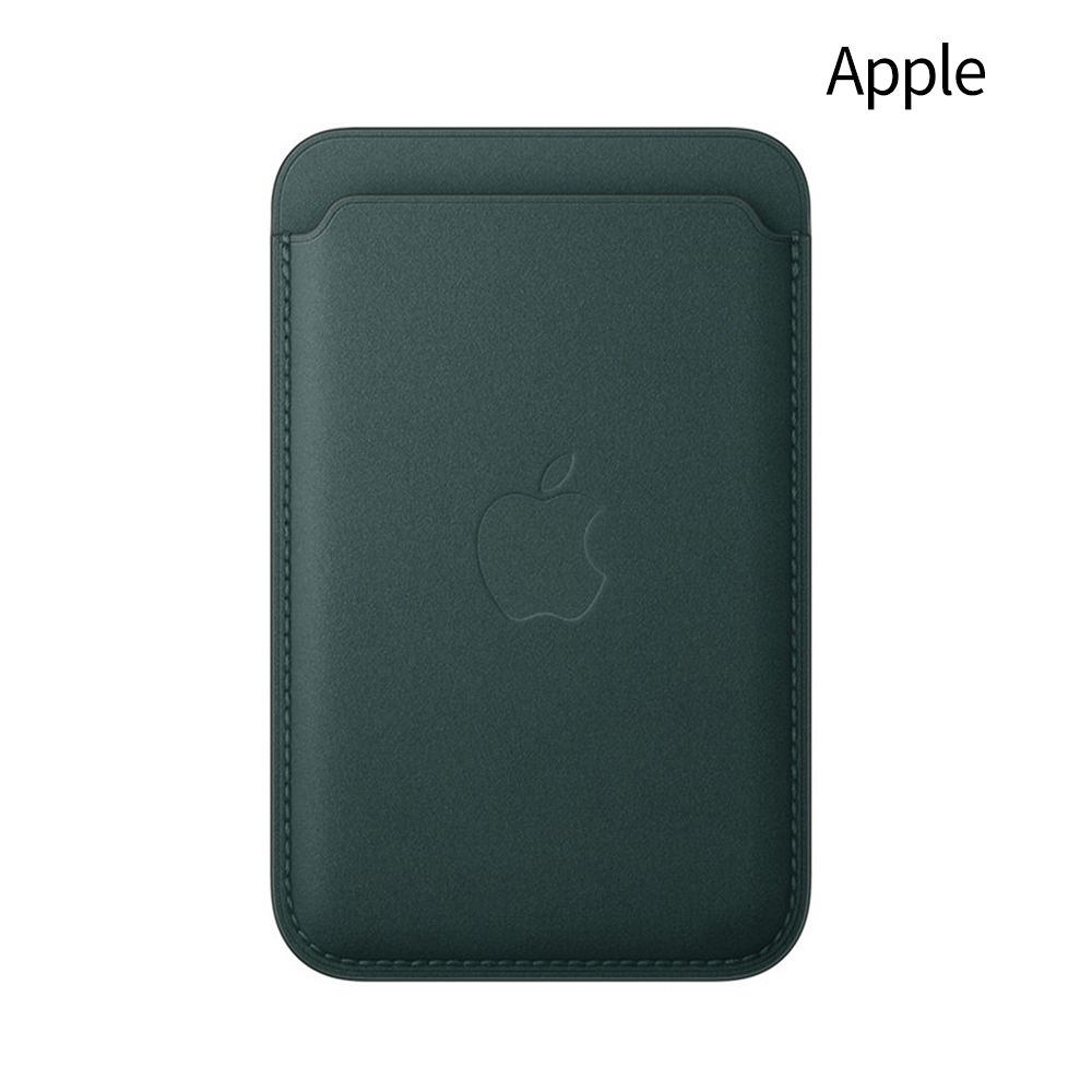 애플 정품 맥세이프 파인우븐 카드지갑 아이폰 다크그린
