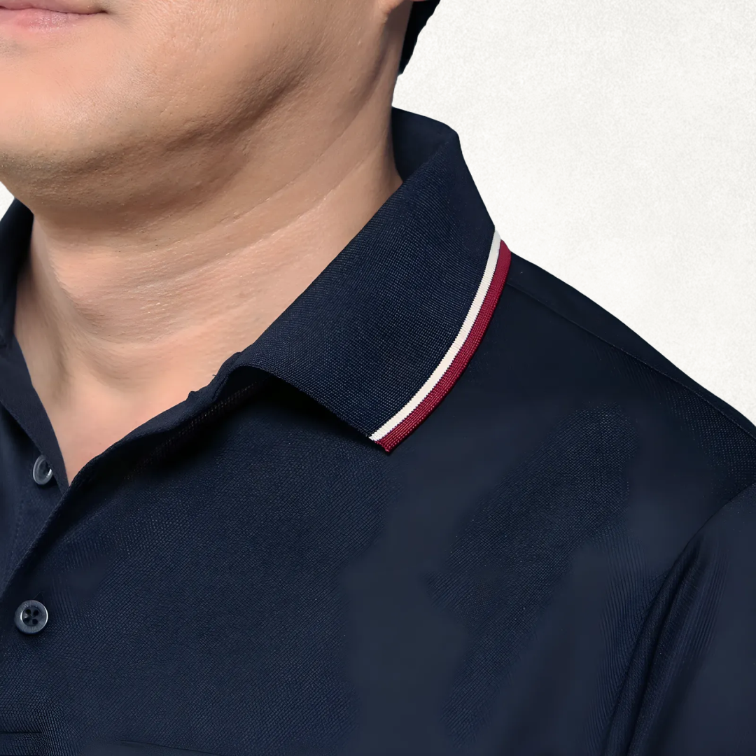 데일리 단체티셔츠 회사근무복 반티 단체티 가슴포켓 여름 냉감 카라 반팔티 - 상세 이미지 3