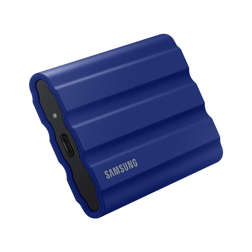 삼성전자 삼성 포터블 외장SSD T7 Shield 파우치 포함 1TB, 블루 - 상세 이미지 3