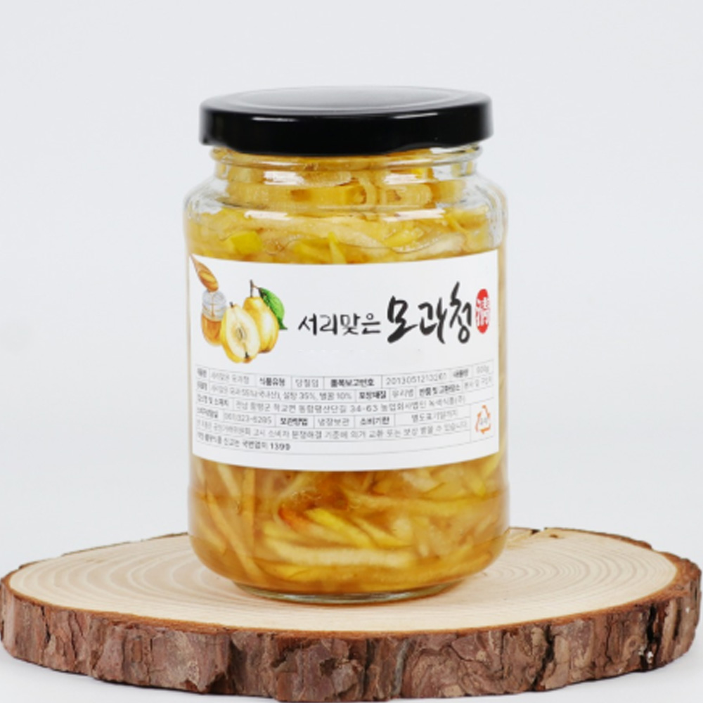 [녹색식품] 전남 함평 수제 모과 꿀청 500g x 2병 - 상품 이미지