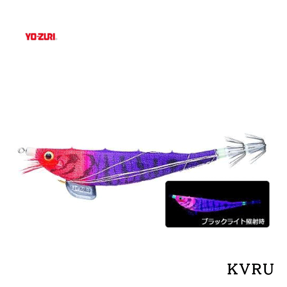 바다루어 요즈리 삼봉 에기 퍼플 에비슷테 갑오징어 수평 슷테 루어 케이무라 KVRU, 11.4cm(4.5인치)