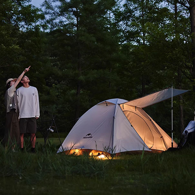 네이처하이크 클라우드 돔2 메쉬 쉘터 초경량 미니멀 백패킹 텐트 브라운