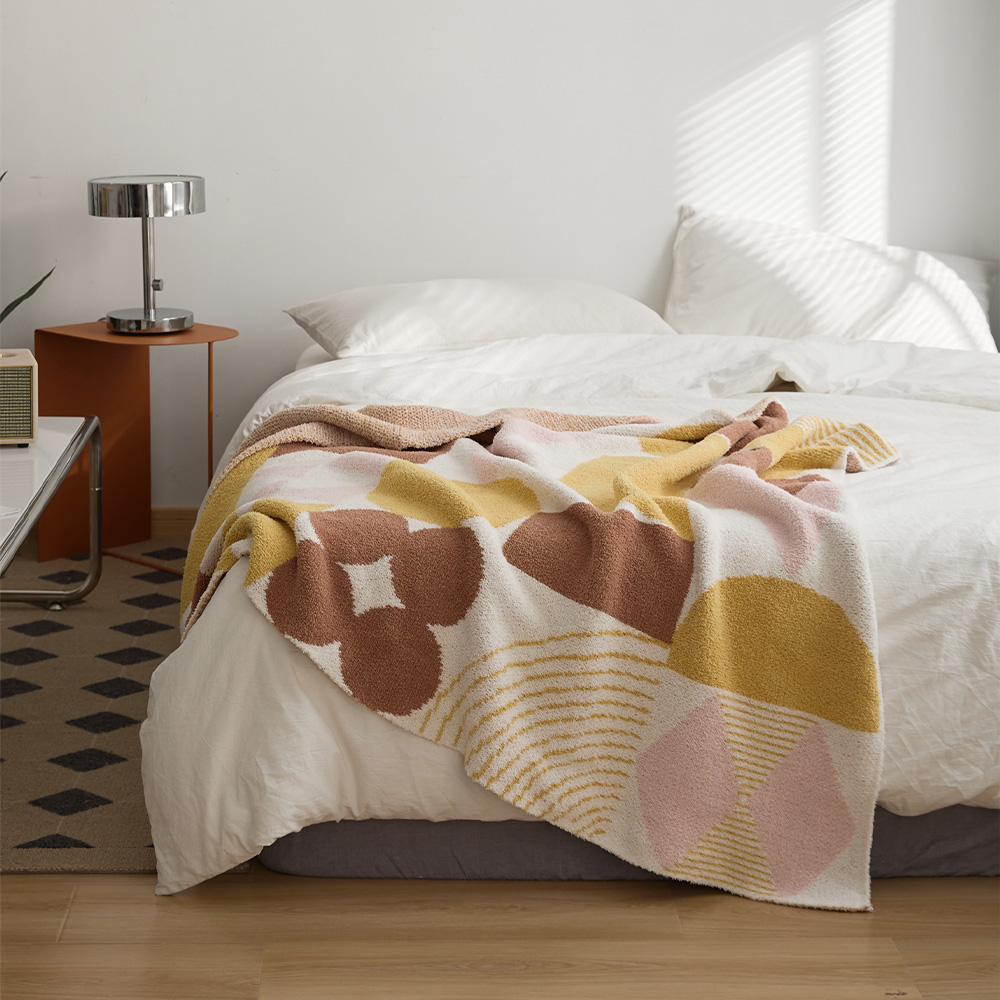 소파 블랭킷 캠핑담요 극세사 담요 쇼파 커버 차박 거실 체크패브릭, 130x160cm