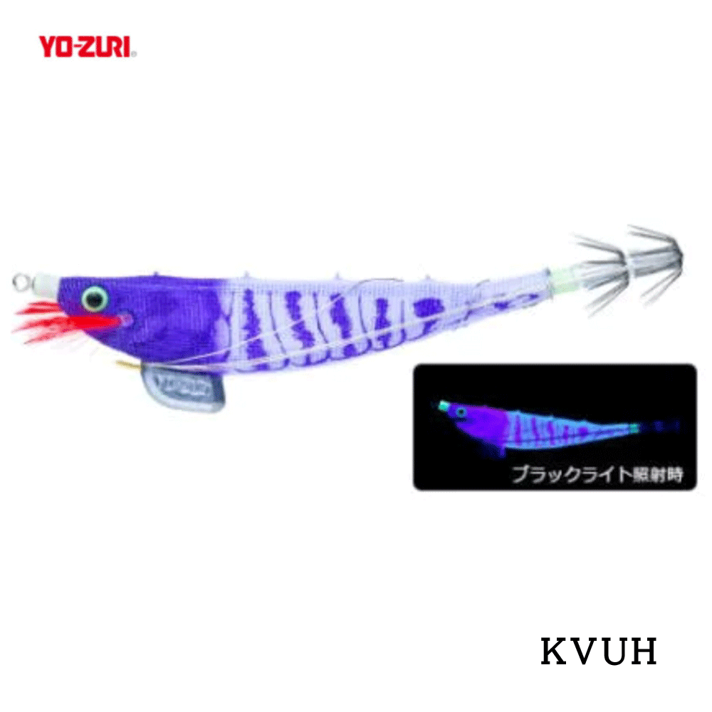 요즈리 삼봉 에기 퍼플 에비슷테 갑오징어 수평 슷테 루어 케이무라 KVUH, 11.4cm(4.5인치)