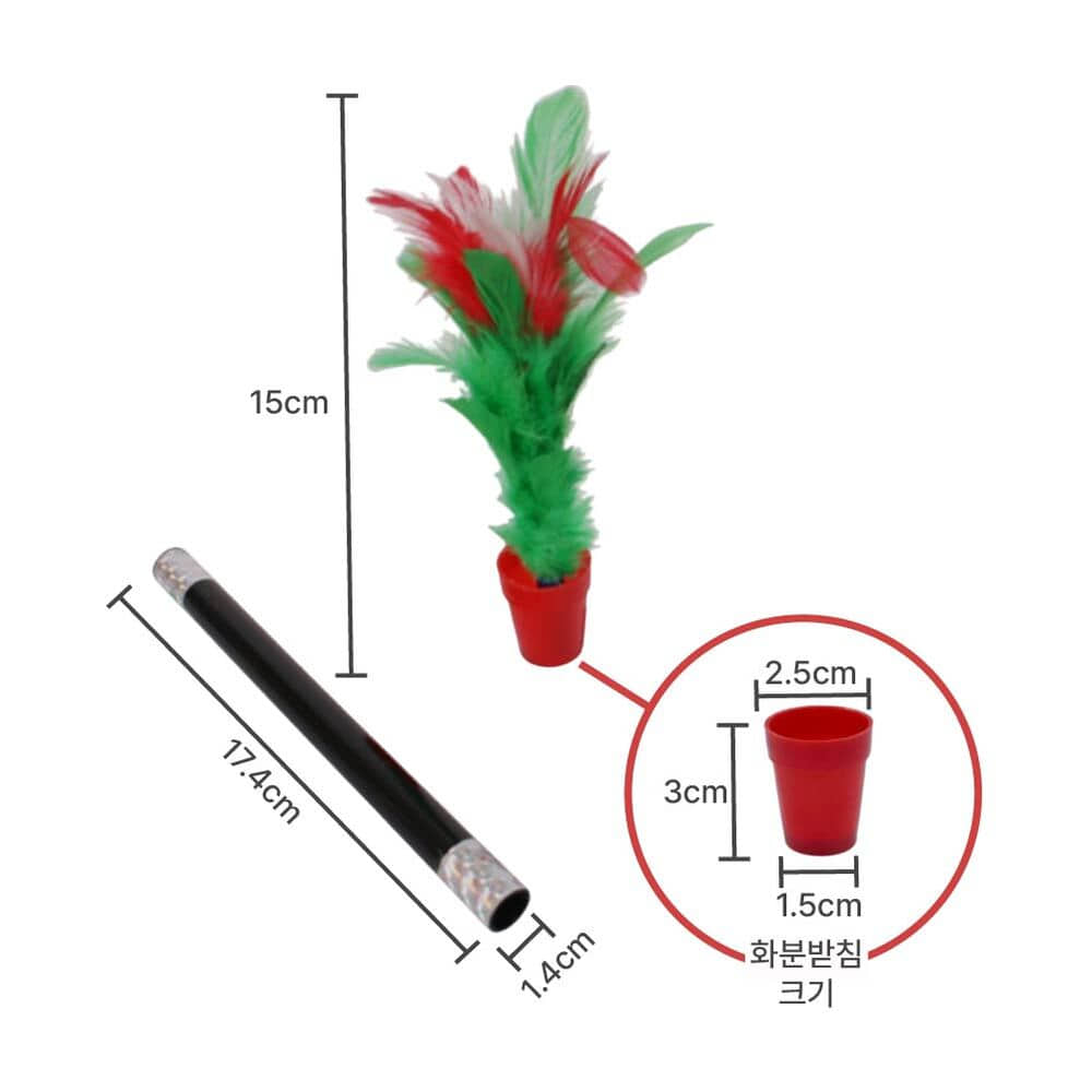 제이엘매직 미니플라워완드 꽃이 피어나는 쉬운 마술 : 주식회사제이엘