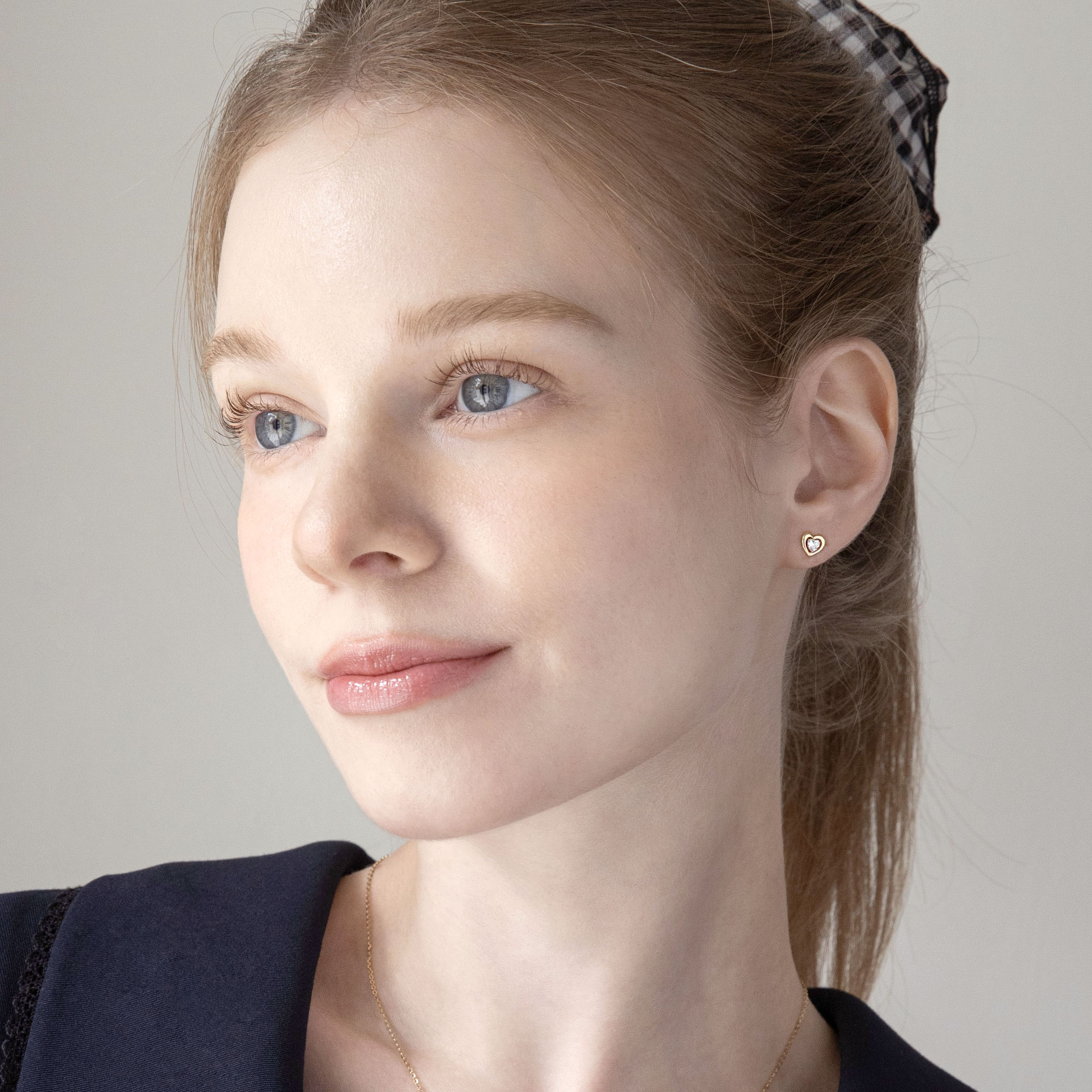 [슈퍼특가] 14k 듀이 하트 귀걸이