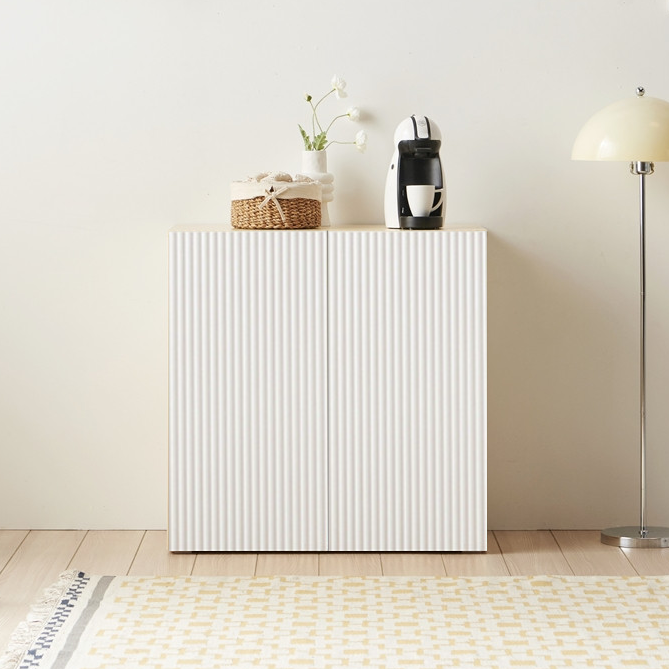 치즈퐁 다용도실수납장 베란다장 분유존 수납장 네일하부장 낮은 안방 수납장 800x300x790mm, 2단, 화이트