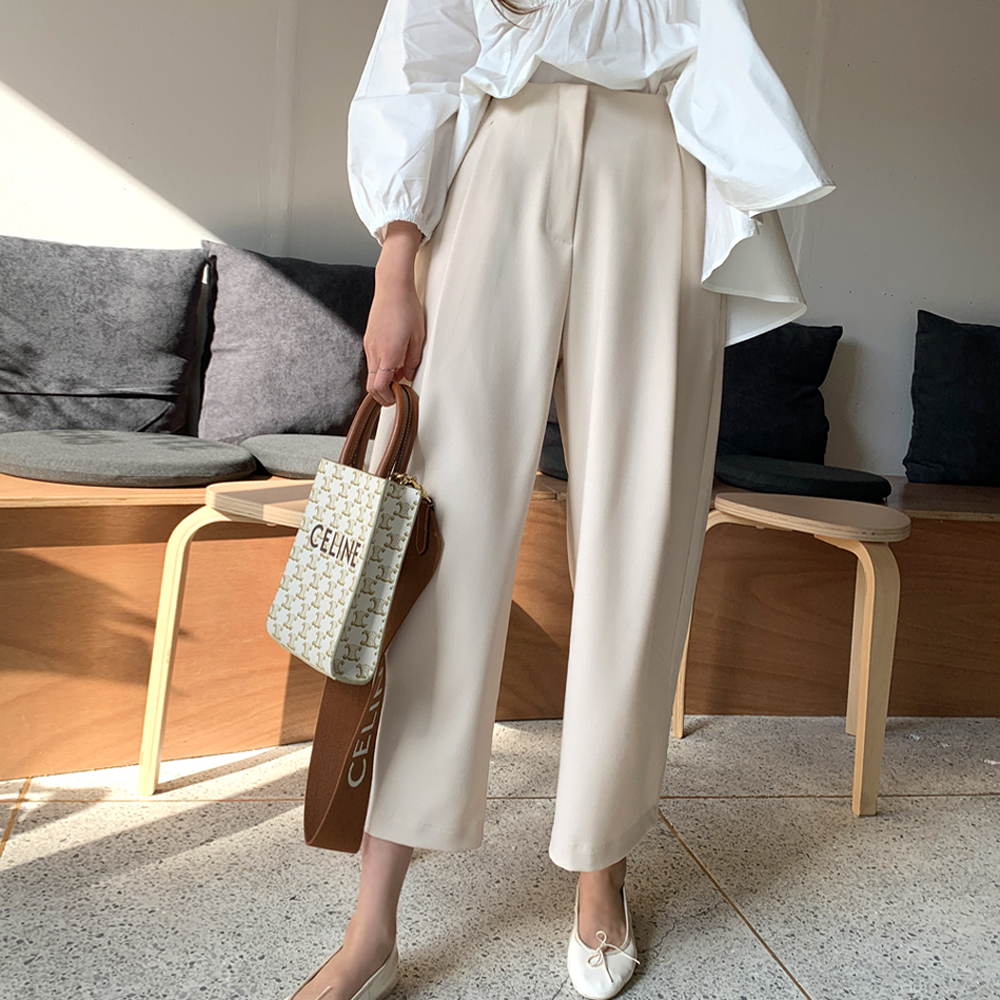 레리미 7부 와이드핀턱 슬랙스 - 상세 이미지 2