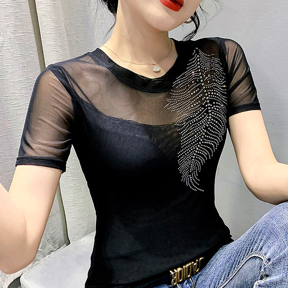 모네르 라인댄스 상의 샤이니로제타 라인 라틴 줌바 댄스복 - 상세 이미지 3