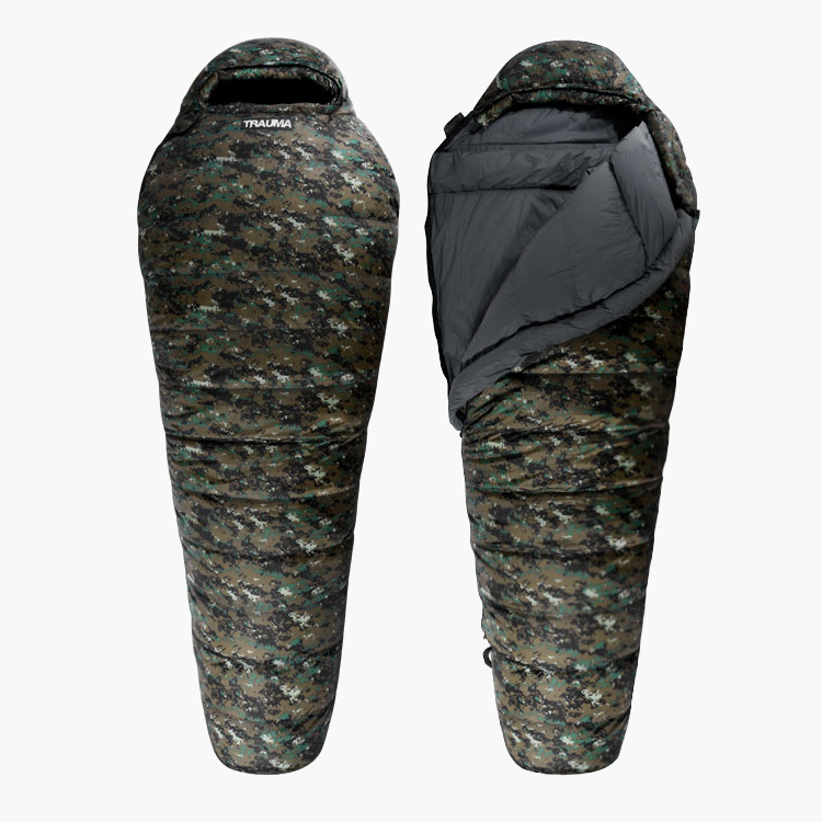 트라우마 레인저 1300 백패킹 경량 다운 침낭 멀티 카모