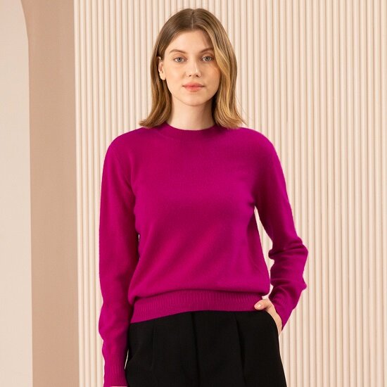 (m) 몽골리안 캐시미어 100 여성 풀오버 니트