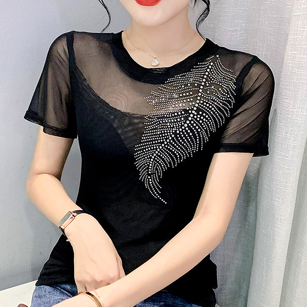 모네르 라인댄스 상의 샤이니로제타 라인 라틴 줌바 댄스복 - 상세 이미지 4
