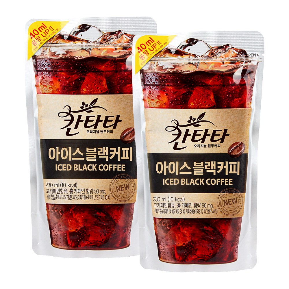 칸타타 아이스 블랙커피 커피음료 230ml 50팩 : 아이위시마켓72