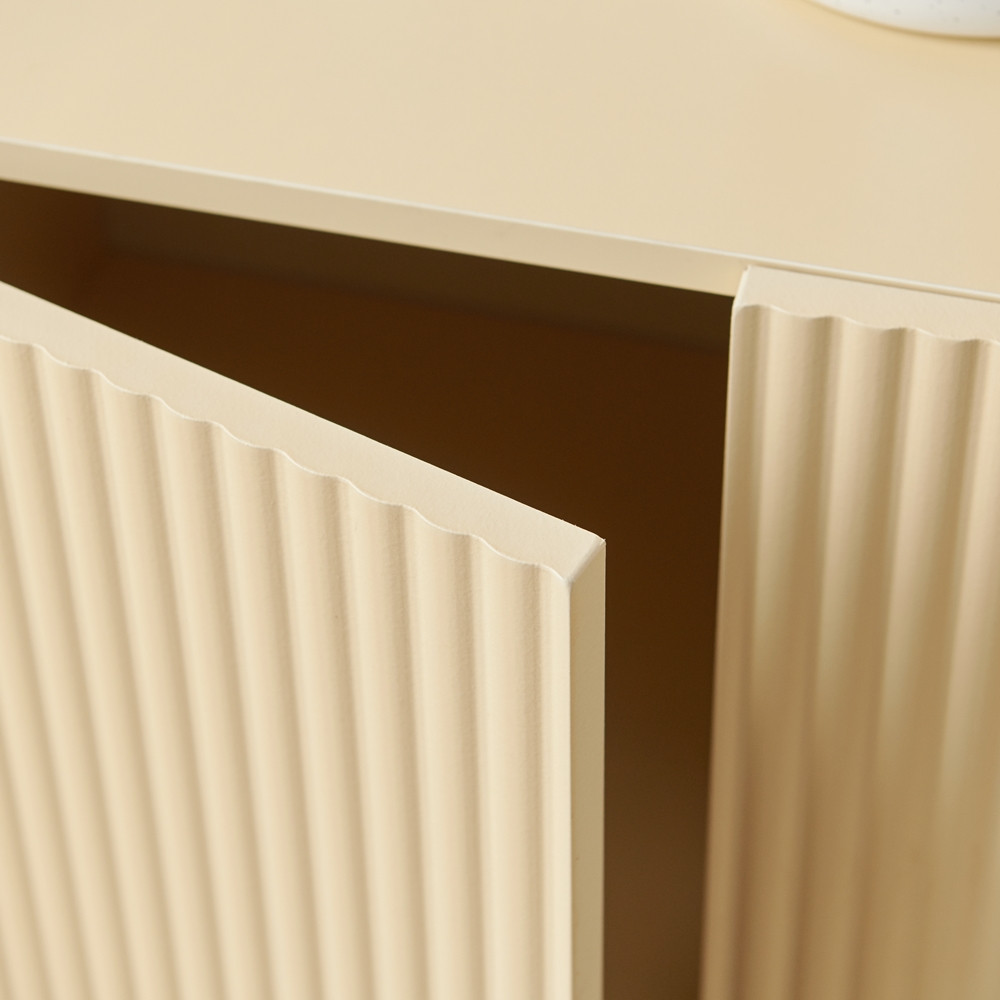 치즈퐁 다용도실수납장 베란다장 분유존 수납장 네일하부장 낮은 안방 수납장 800x300x790mm, 2단, 화이트 - 상세 이미지 4