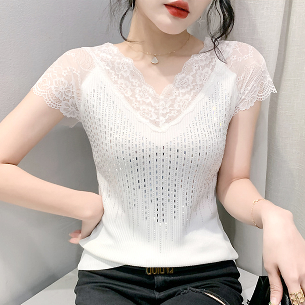 모네르 여름 라인댄스 상의 투웨이레이스 라인 줌바 댄스복 상품 이미지