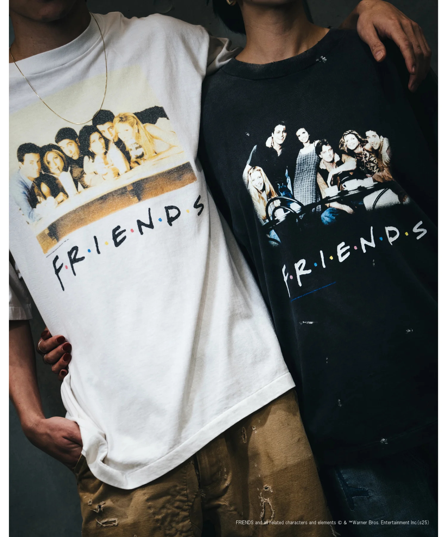 세인트마이클 SAINTMICHAEL FRD SS TEE FRIENDS 25SS 블랙 - 상품 이미지