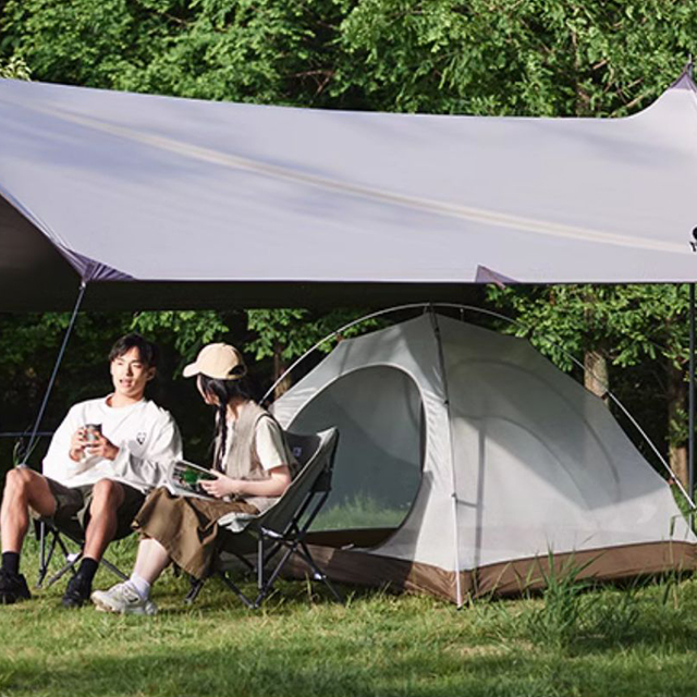 네이처하이크 클라우드 돔2 메쉬 쉘터 초경량 미니멀 백패킹 텐트 브라운