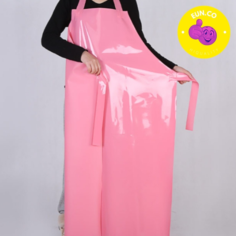 정육점 방수 앞치마 분홍색앞치마 식당 설거지 업소용