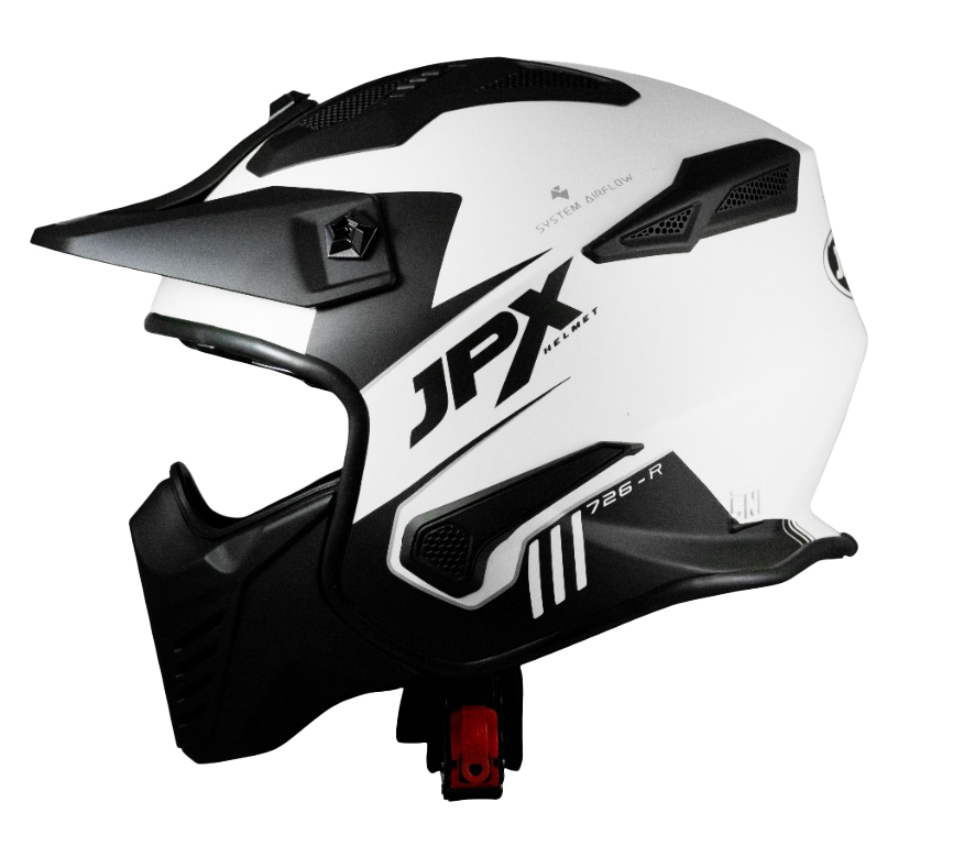 JPX MX-726R 오토바이헬멧 풀페이스 모듈러 오프로드 어드벤쳐 DOT ECE - 상세 이미지 2