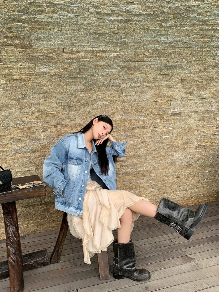 하이레벨 실크 언발란스 스커트 : 리우리우샵