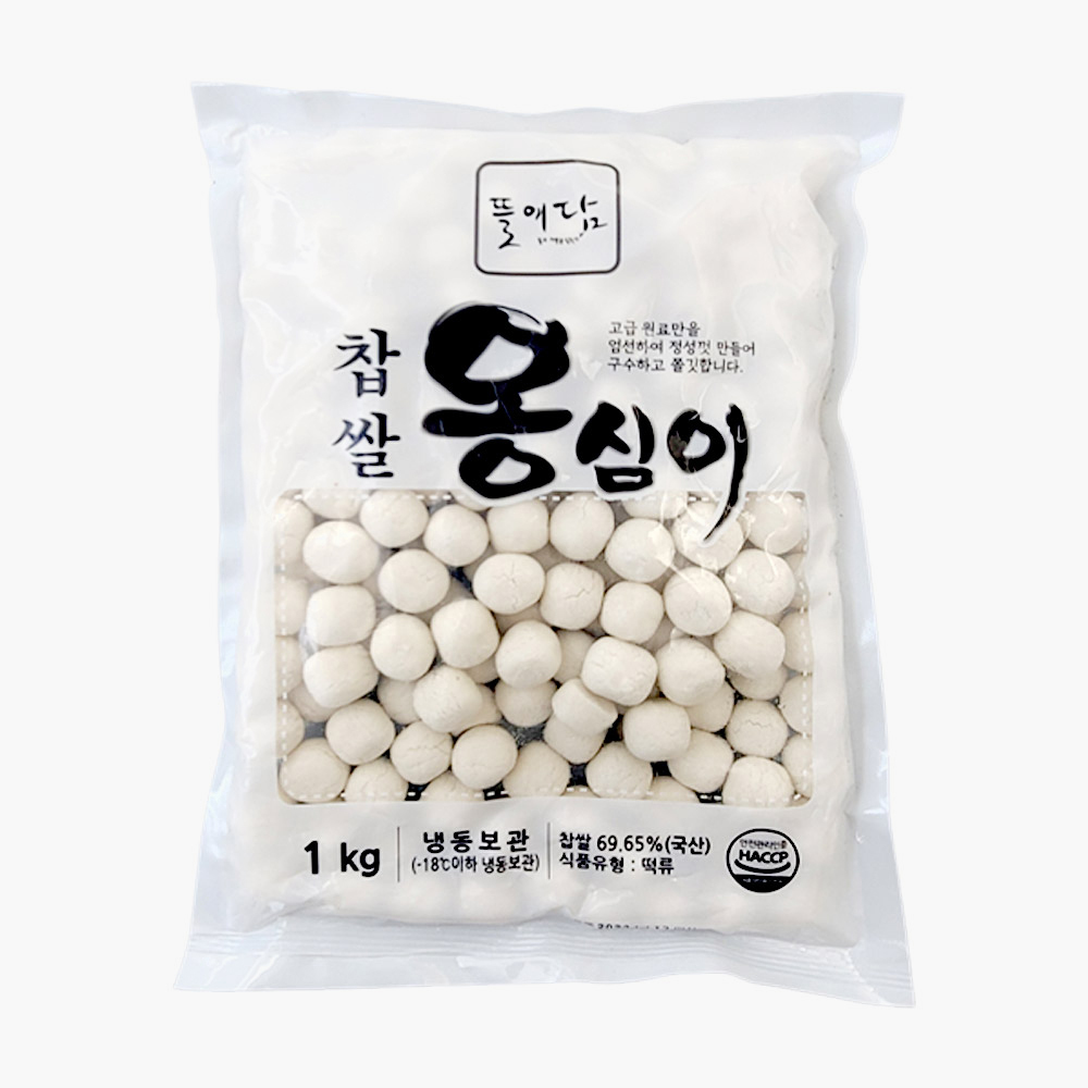 뜰애담 찹쌀 옹심이 1kg : 푸드홀릭몰