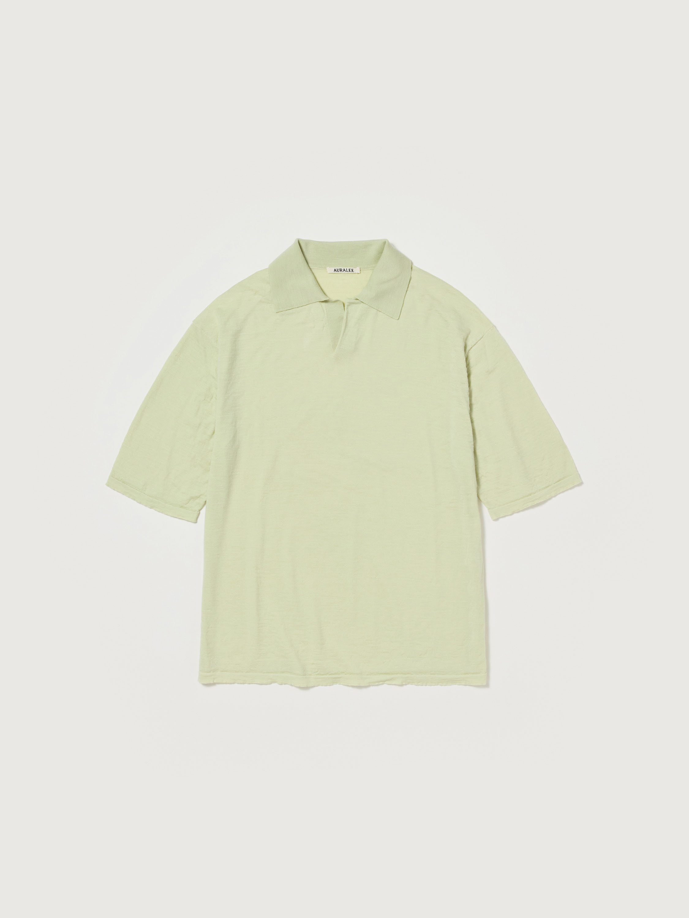 오라리 반팔티 PRODUCT DYED WOOL KNIT POLO - 상세 이미지 2