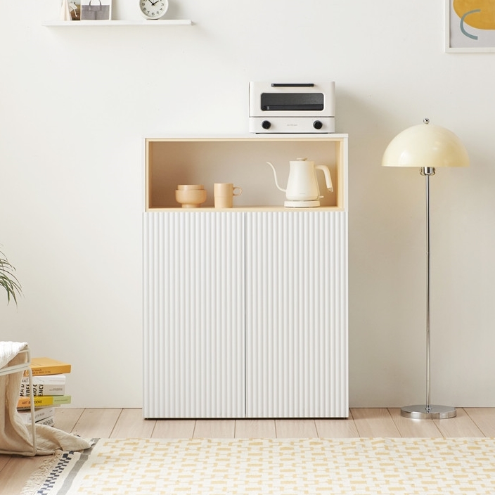 치즈퐁 맘마존수납장 아기방 공간분리 베란다 틈새 다용도실 안방 수납장 800x300x1100mm, 3단, 화이트