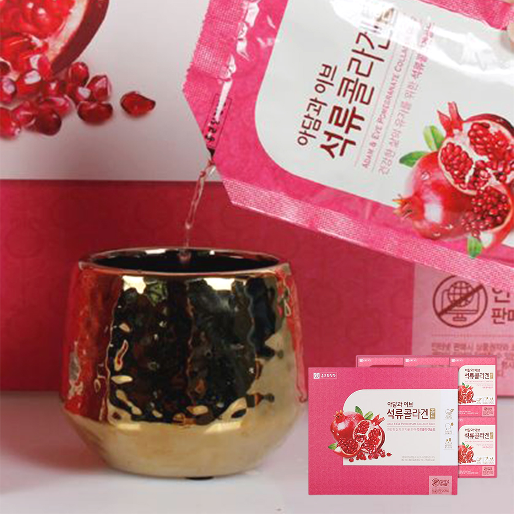 아담과이브 석류콜라겐 골드 60포 상큼한 과일맛 2개월분