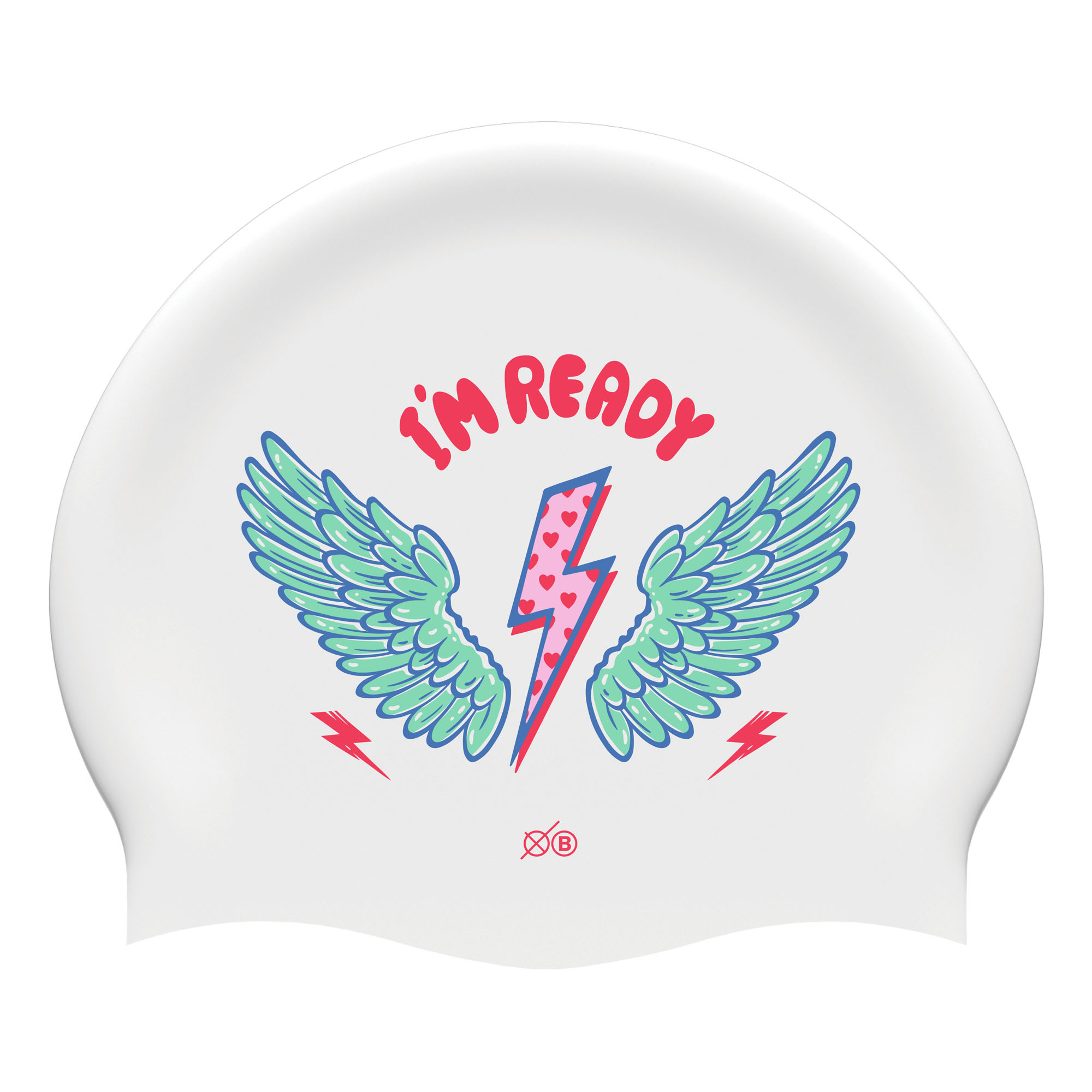 낫브래그 러브썬더 바이오 수모 민트 날개 귀여운 레드 핑크 번개 단체 수모 - 상품 이미지