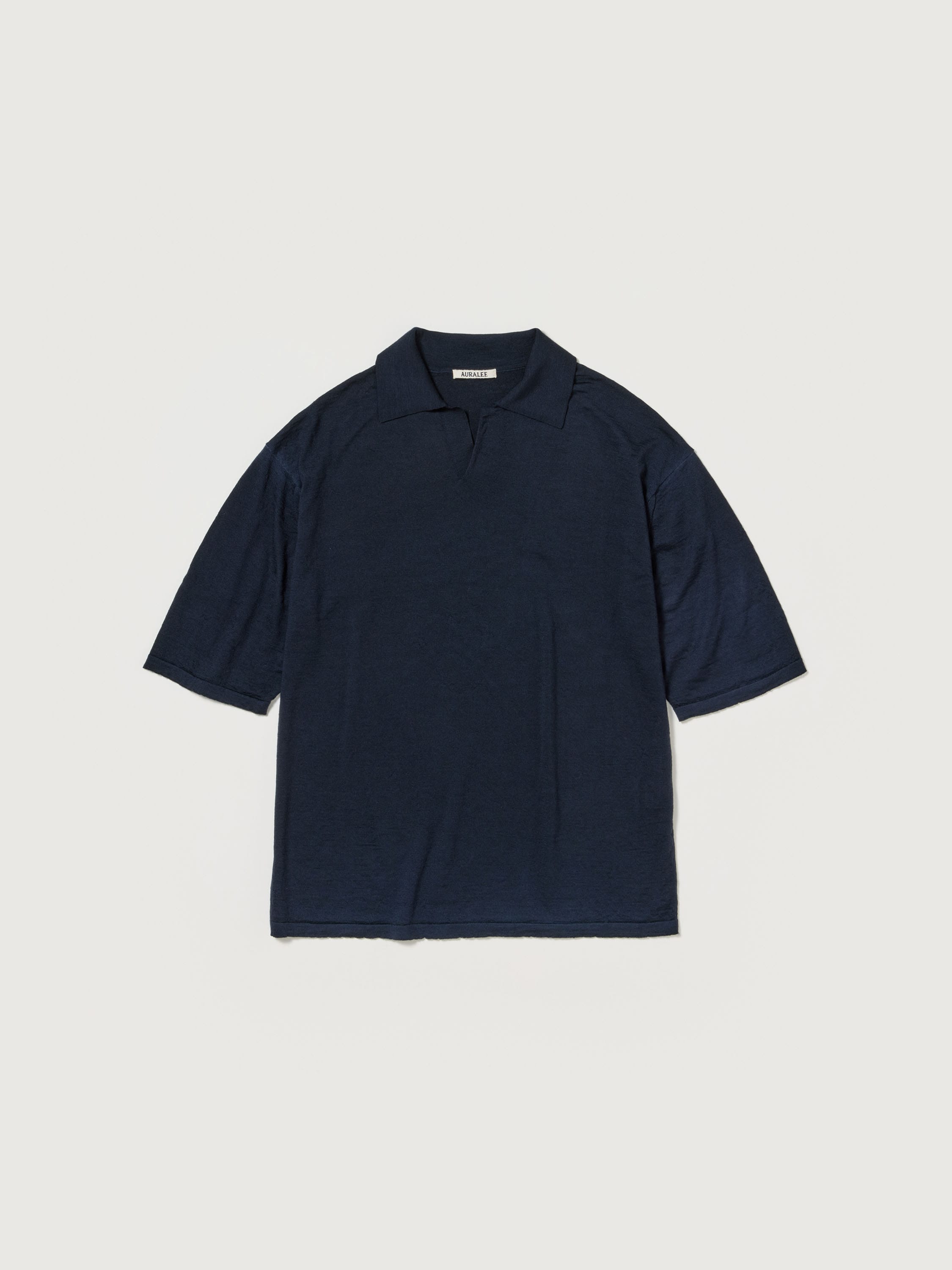 오라리 반팔티 PRODUCT DYED WOOL KNIT POLO - 상세 이미지 3