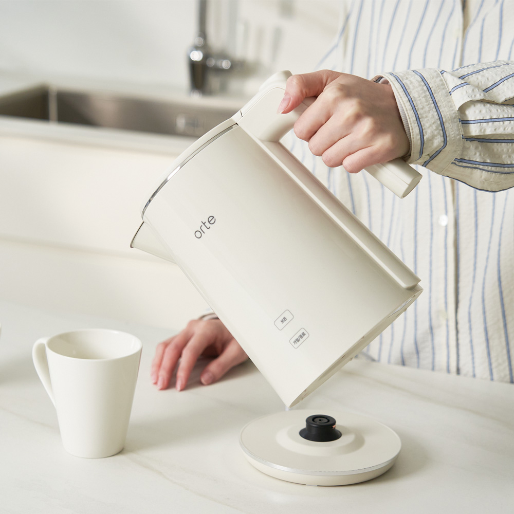 오르테 올스텐 스마트 전기포트 보온 분유 커피 온도조절 티 주전자 1L