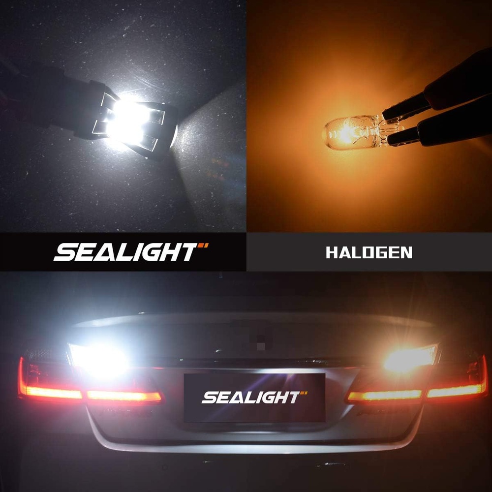 SEALIGHT 3157 LED 후진등 브레이크등 6000K 3000루멘 2팩 - 상세 이미지 2