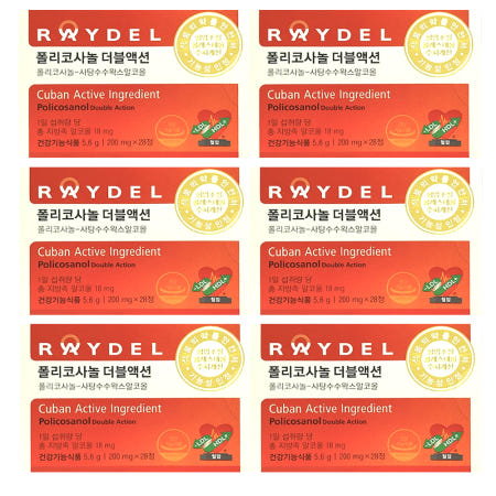 레이델 폴리코사놀 더블액션 2중기능성 200mg x 28정 6박스