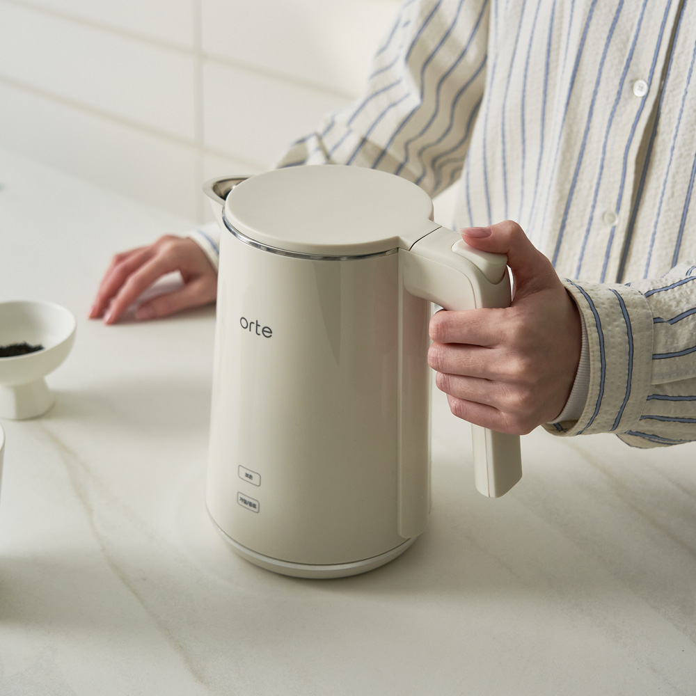 오르테 올스텐 스마트 전기포트 보온 분유 커피 온도조절 티 주전자 1L