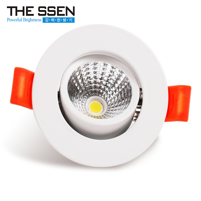 더쎈 LED 프리미엄 5.5cm(2인치) 다운라이트 COB 직회전 3W 가구 매입등 플리커프리 이미지 1