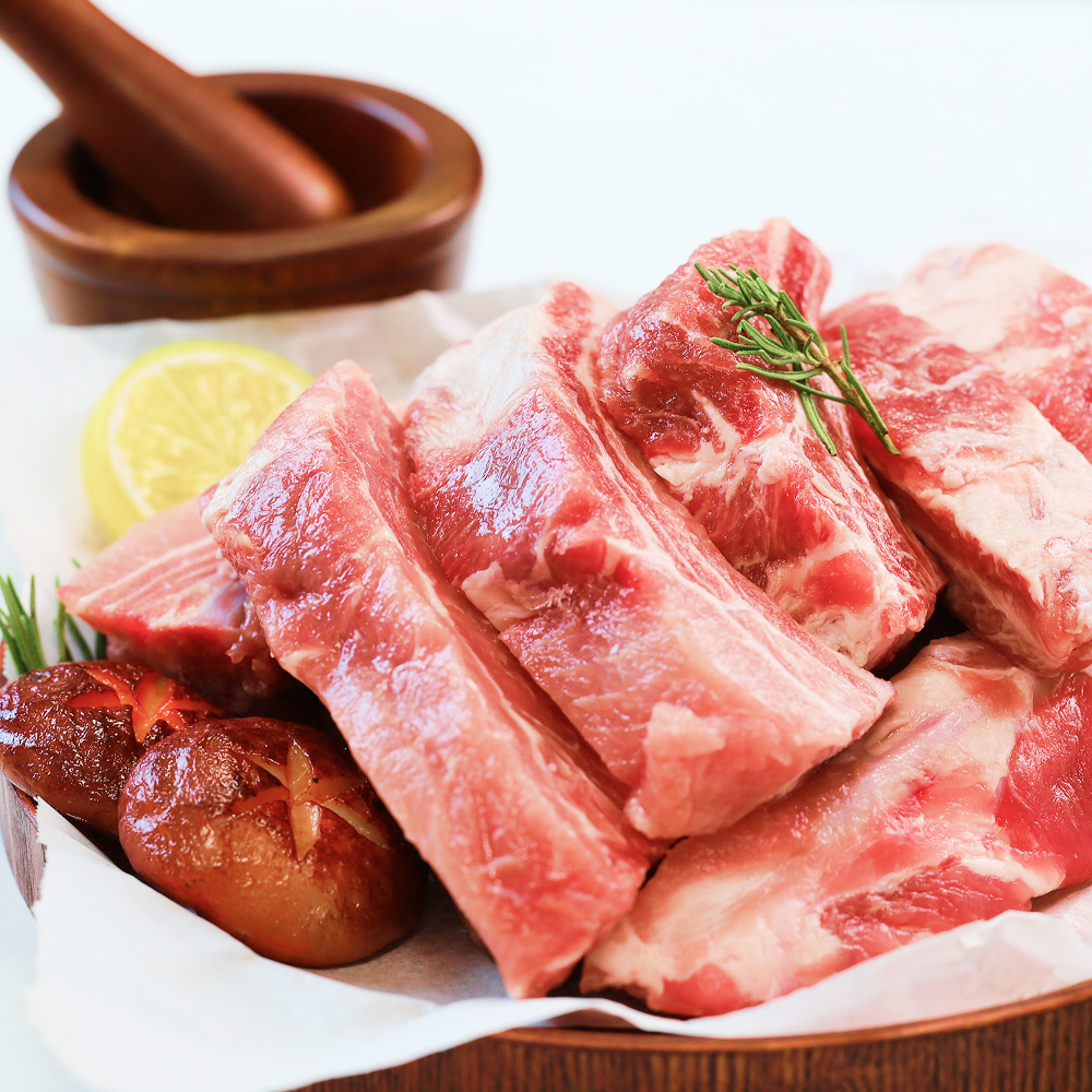 돼지 등갈비 수입 돼지고기 캠핑등갈비 1KG - 상세 이미지 3