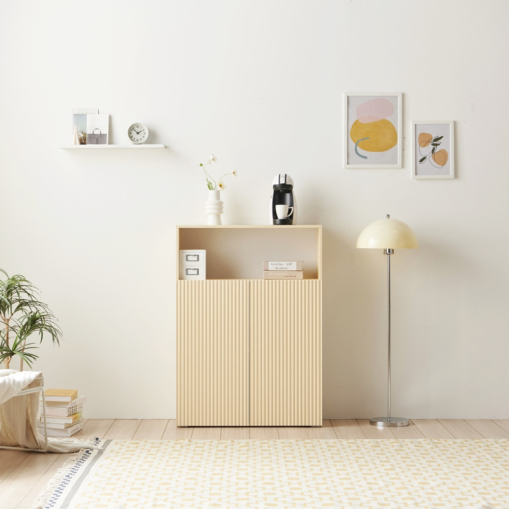 치즈퐁 맘마존수납장 아기방 공간분리 베란다 틈새 다용도실 안방 수납장 800x300x1100mm, 3단, 화이트