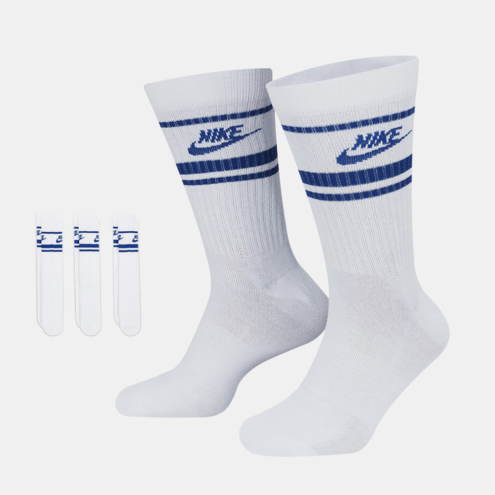 나이키 양말 에센셜 스프라이프 크루 삭스 화블루 3켤레 세트 장목 DX5089-105 이미지 8