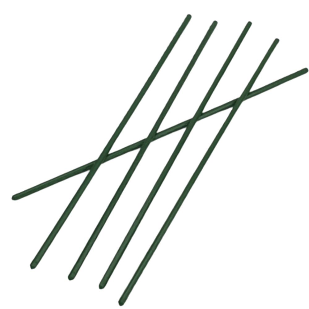 60cm 화분 작물 철심 지지대 5p 굵은 녹색 고정 돌기 식물지지대