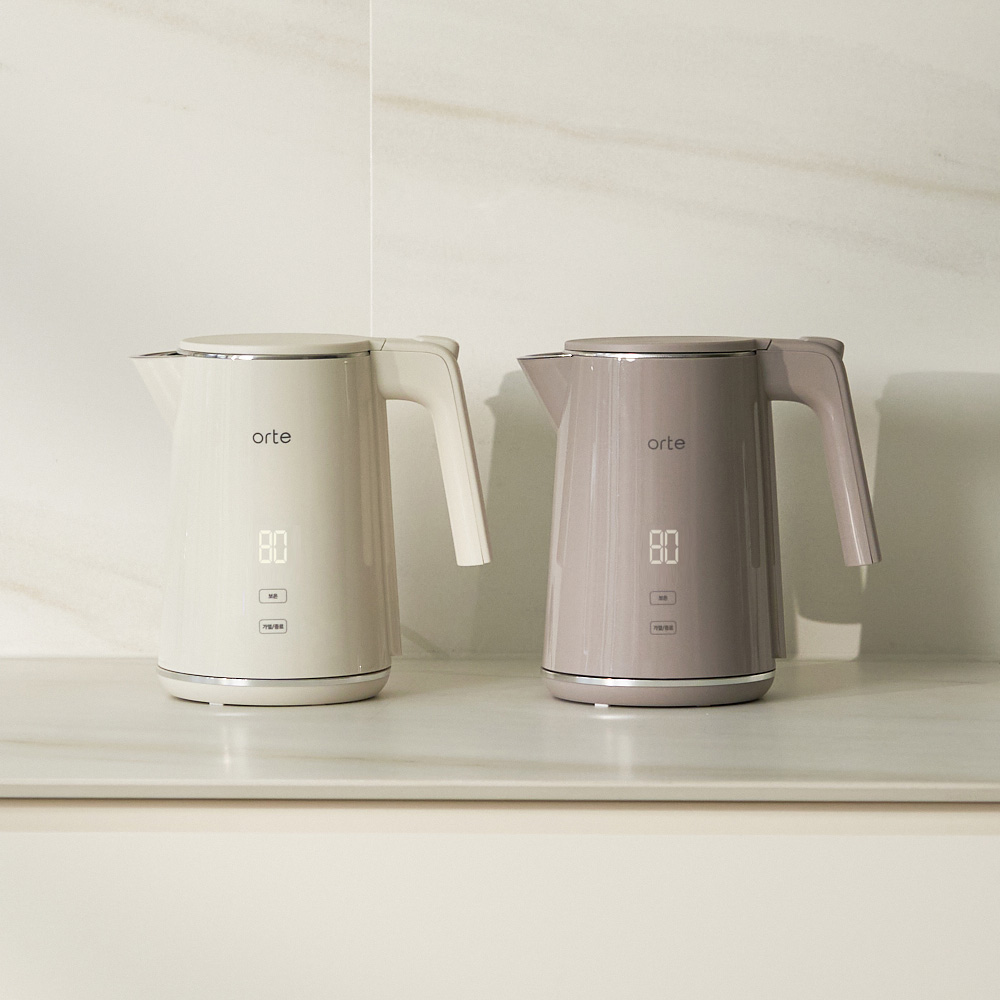 오르테 올스텐 스마트 전기포트 보온 분유 커피 온도조절 티 주전자 1L