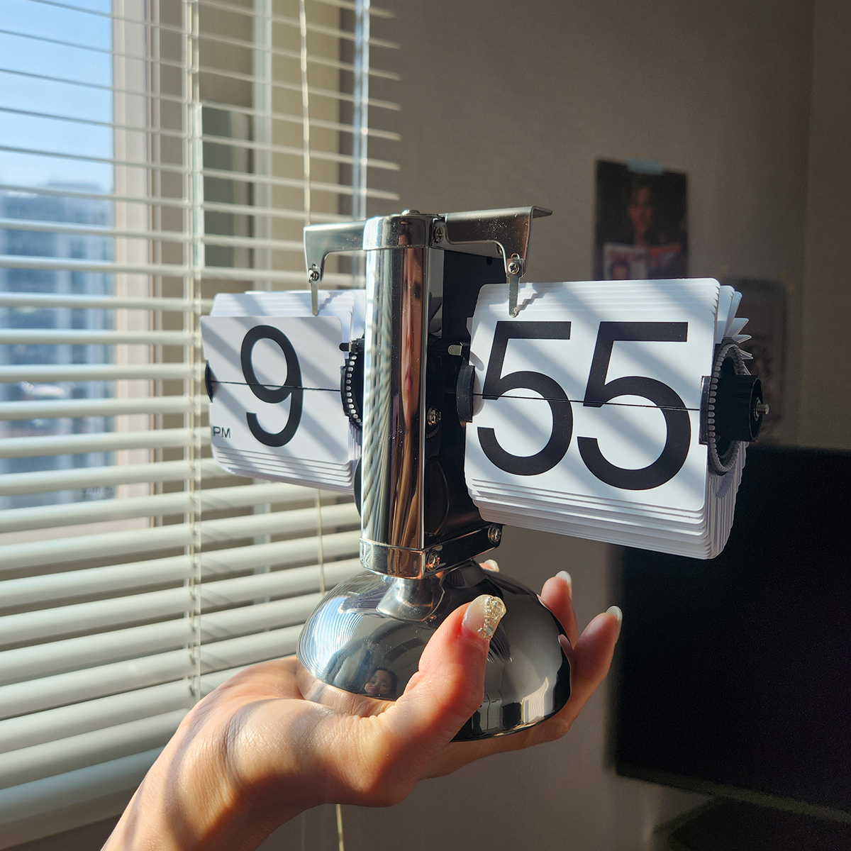 탁상용 플립시계 모던 레트로 아날로그 워치 데스크 장식