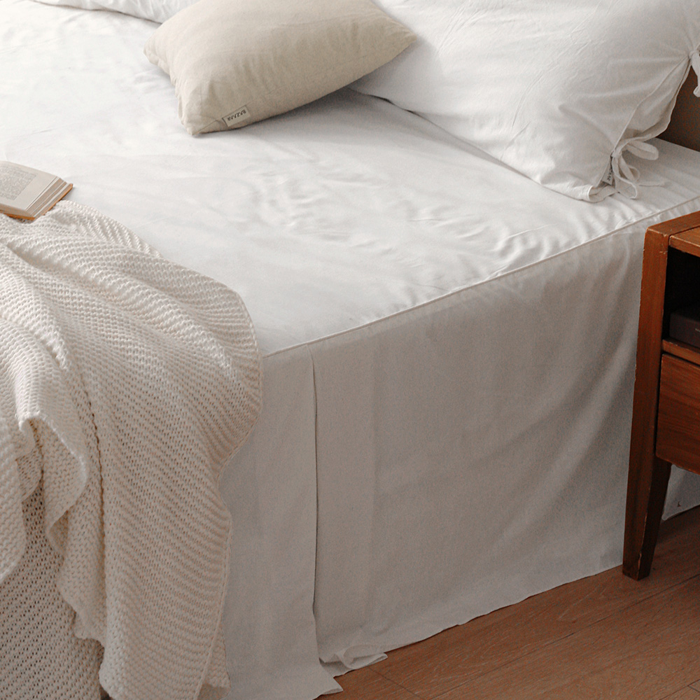 심플라인 호텔식 광목 고정밴딩 침대스커트 SS