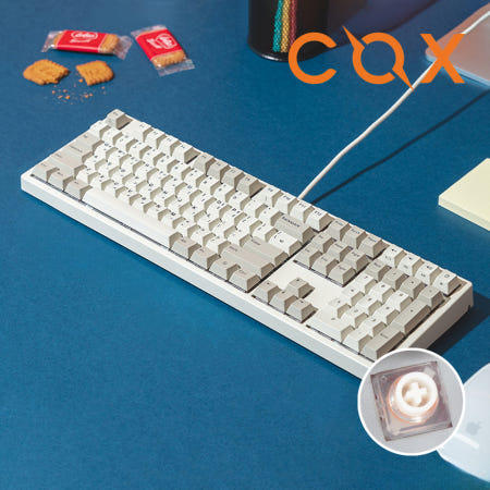 COX 콕스 엠프리스 무접점 노뿌 보글보글키보드 오리지널 레트로, 50G