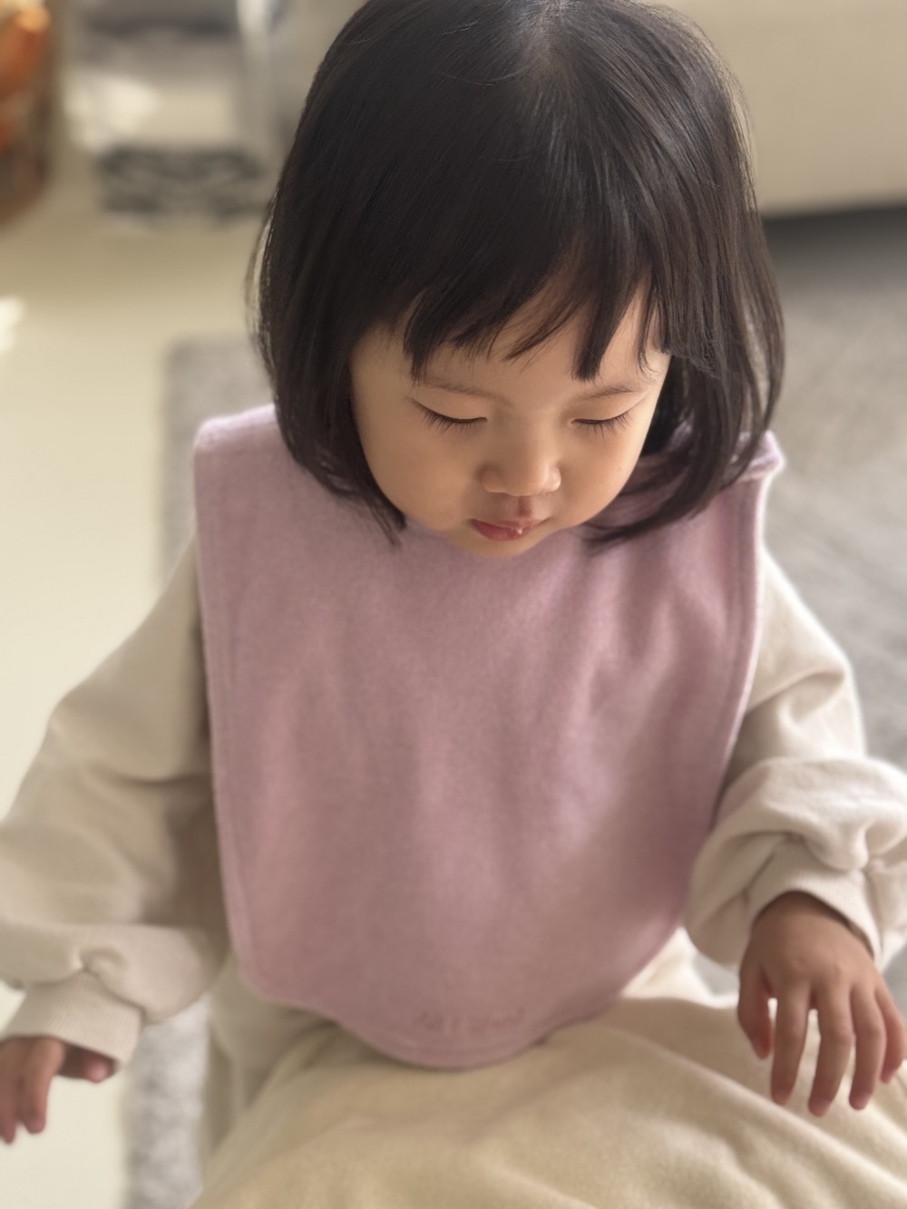 도톰한 테리 아기턱받이 워시빕 유아 침받이 2가지 스타일의 양면 빅빕