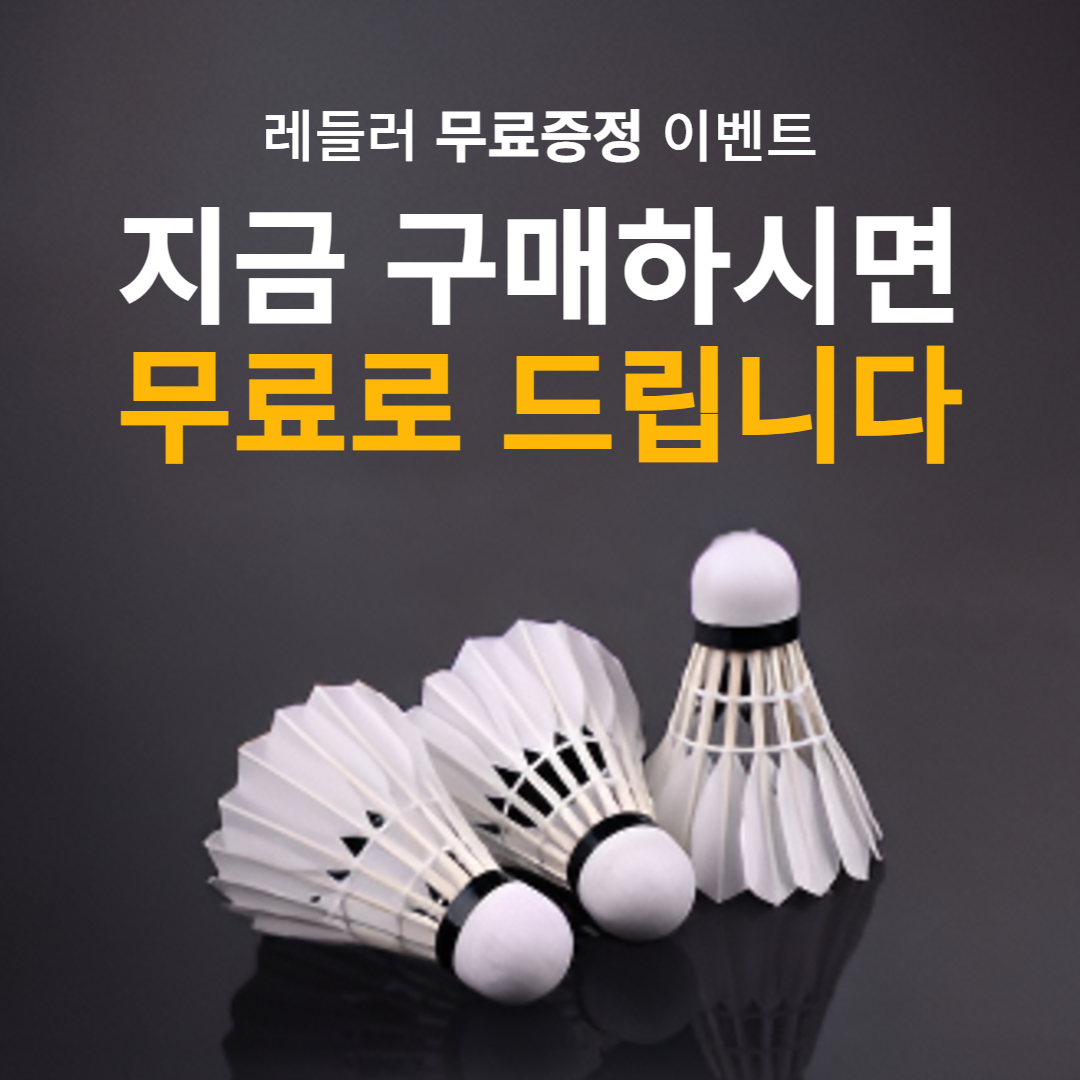 [입문자용]배드민턴라켓 초등 어린이 카본 채 세트 - 상세 이미지 5