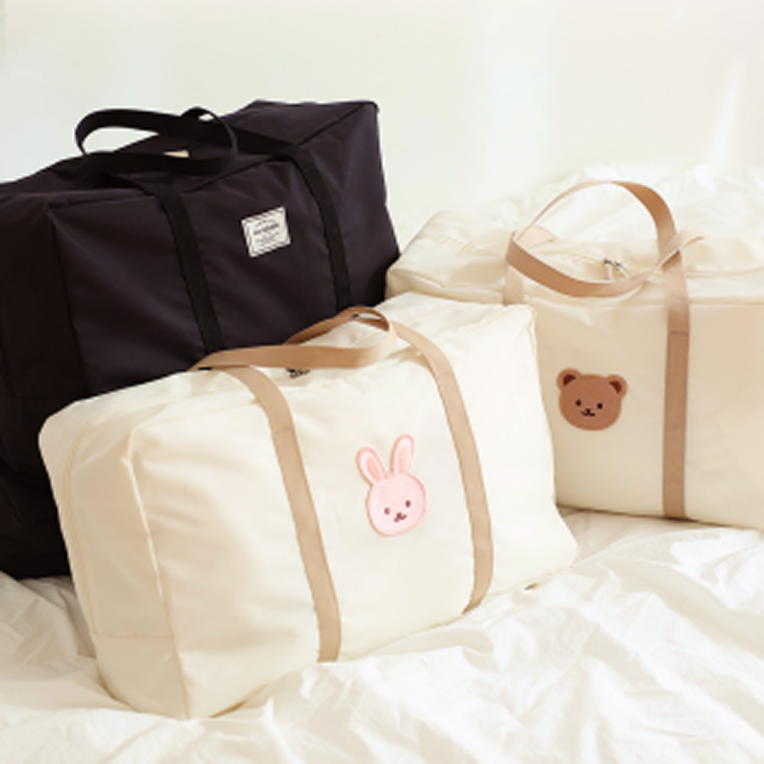 마롤로뜨 어린이집 낮잠이불 가방 아기 패드 방수 기저귀 에코백 베어 크림