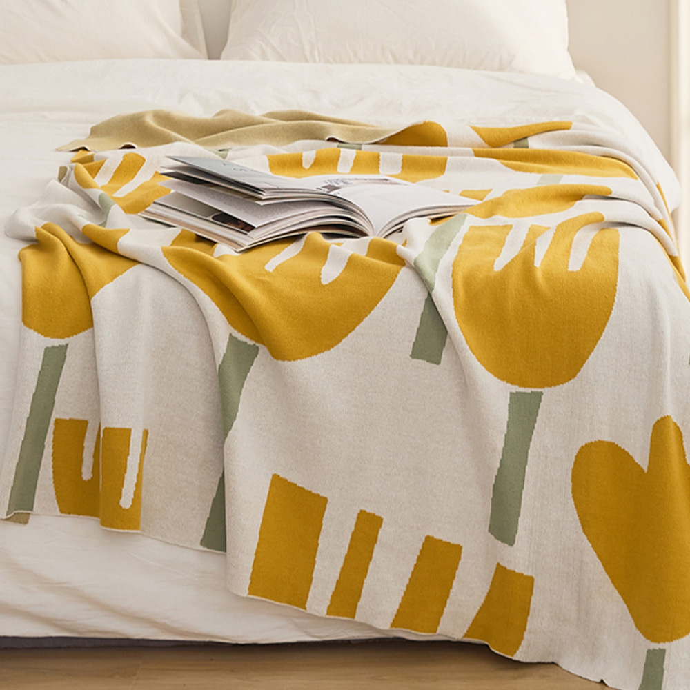 소파 블랭킷 캠핑담요 극세사 담요 쇼파 커버 차박 거실 옐로우, 130x160cm