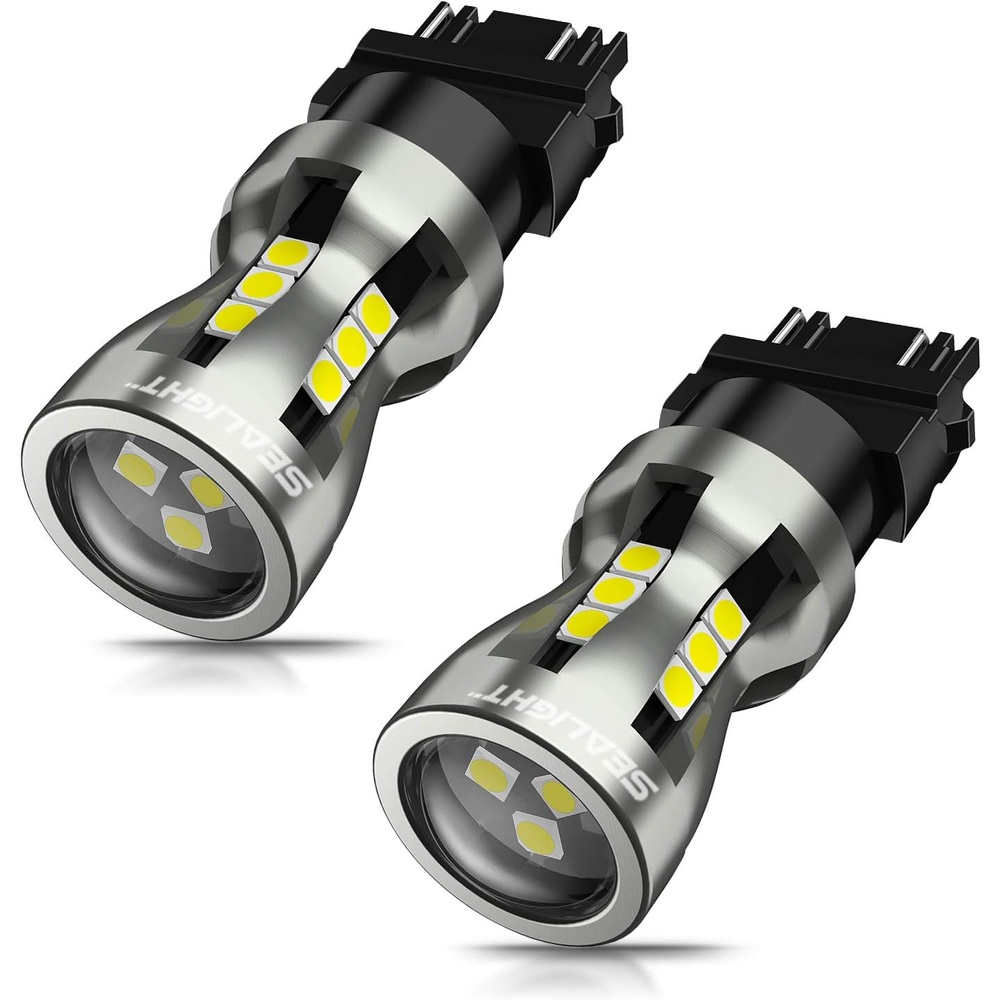SEALIGHT 3157 LED 후진등 브레이크등 6000K 3000루멘 2팩 - 메인 이미지